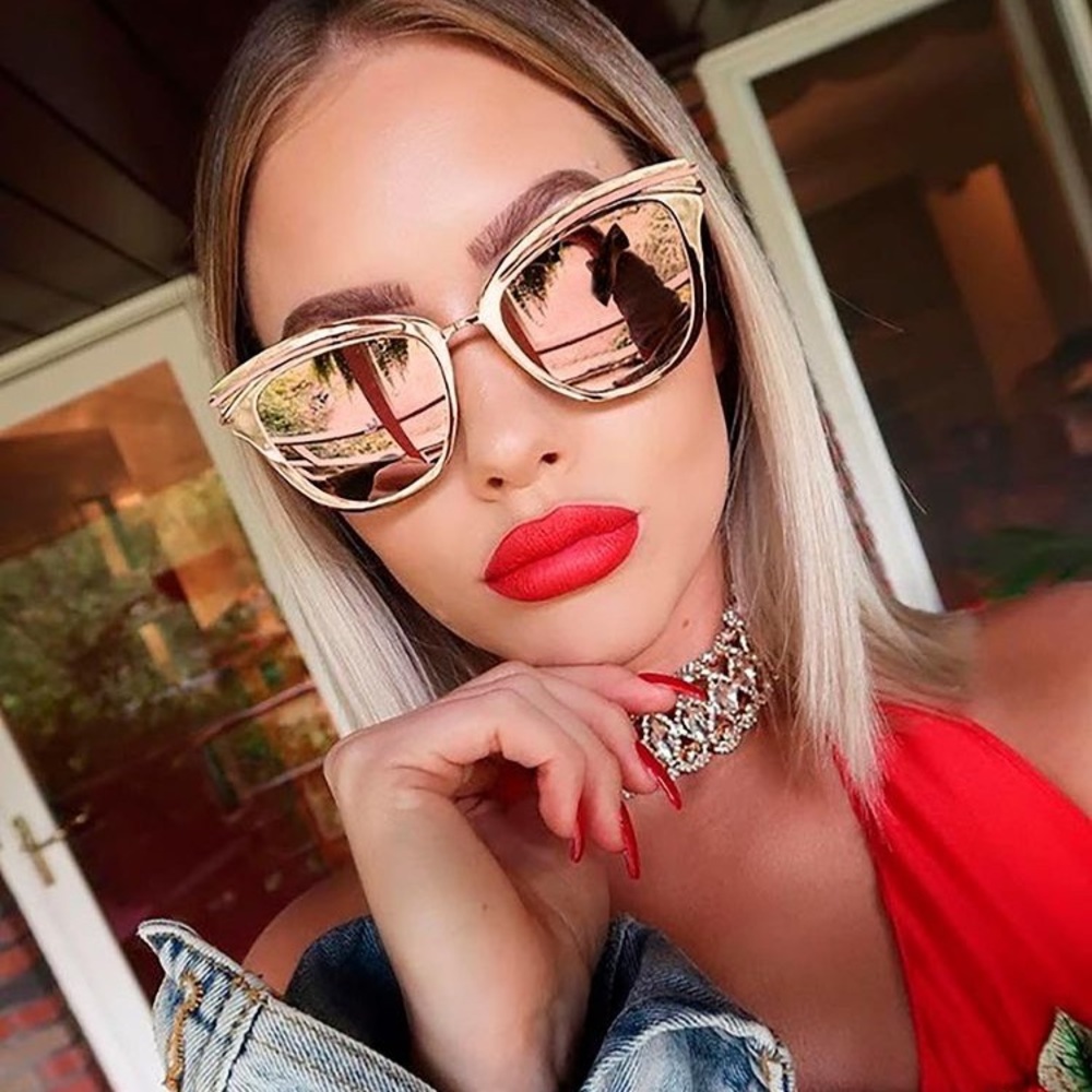 TopFoxx “Candy” sunglasses- rose gold